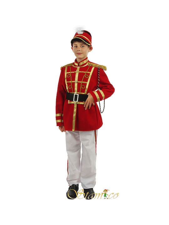 Stamco Kids Christmas Costume Little Drummer Little Drummer Deluxe Red