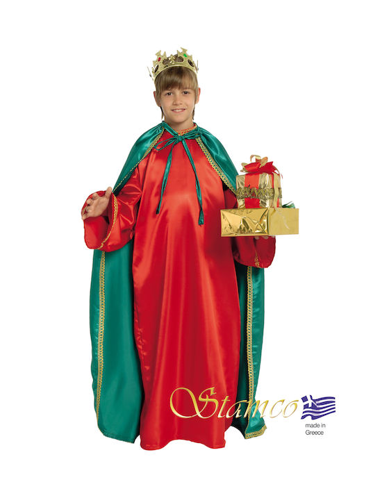 Stamco Kids Christmas Costume Time New Year Red