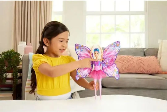 Barbie Ballerina Butterfly Doll Fashionistas for 3+ Years 33cm