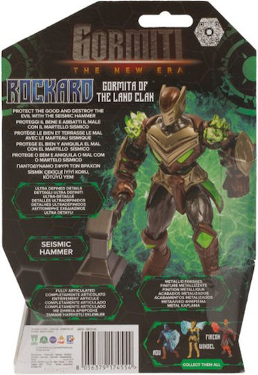Action Figure Gormiti The New Era Scion Rockard Gormiti Scion Rockard for 5+ years Years 15cm.