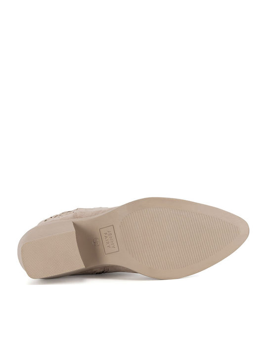 Women's Cowboy Boots Beige