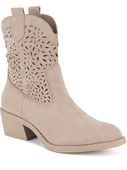 Women's Cowboy Boots Beige