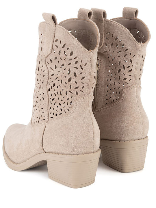 Women's Cowboy Boots Beige