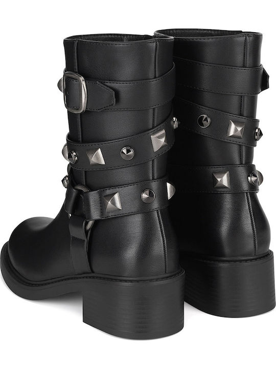 Stiefeletten Damen Schwarz
