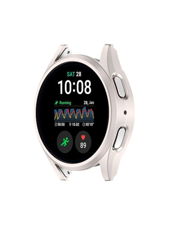 Carcasă de protecție parțială pentru ceas Samsung Galaxy Watch 7 40mm PC Starlight