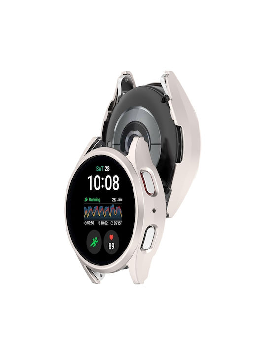 Samsung Galaxy Watch 7 44mm Half Coverage Protective Watch Case PC Starlight