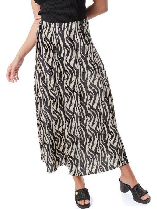 Midi Φούστα Λεοπάρ Animal Print
