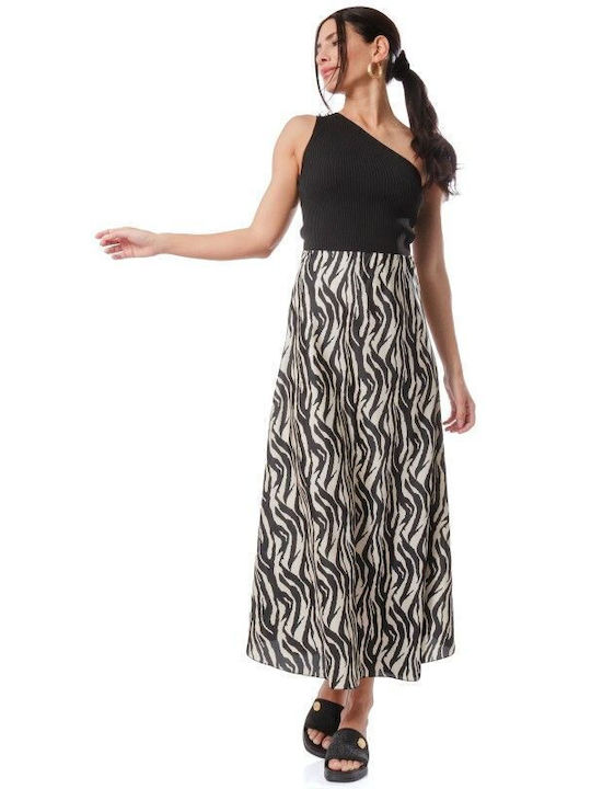 Midi Φούστα Λεοπάρ Animal Print