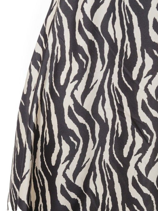 Midi Φούστα Λεοπάρ Animal Print