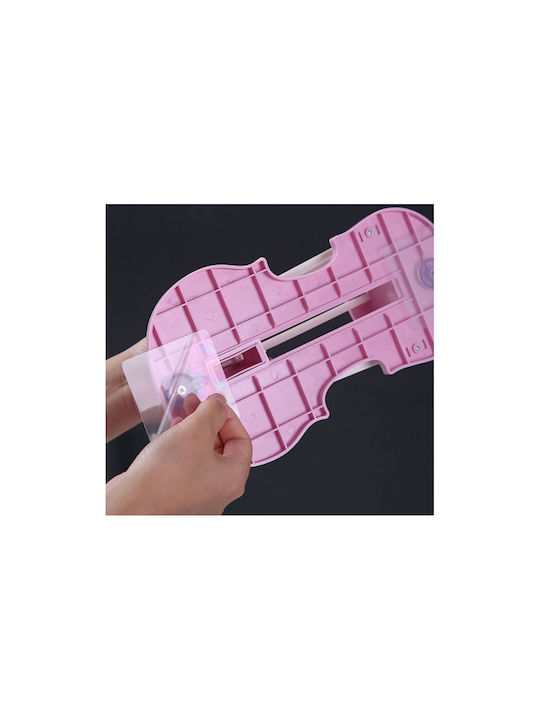 Multifunctional Storage Unit Zola Towels Kitchen Utensils Foldable Plastic 7 Arms Pink
