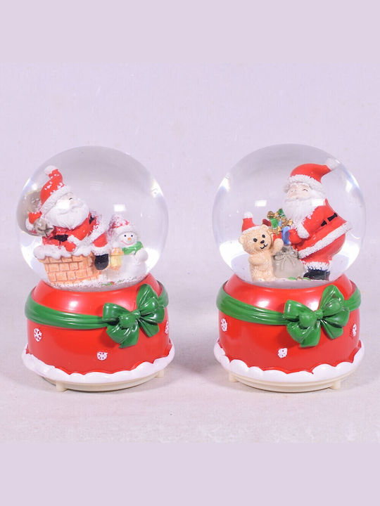 Christmas Snowball with Santa Claus 8x8x16cm