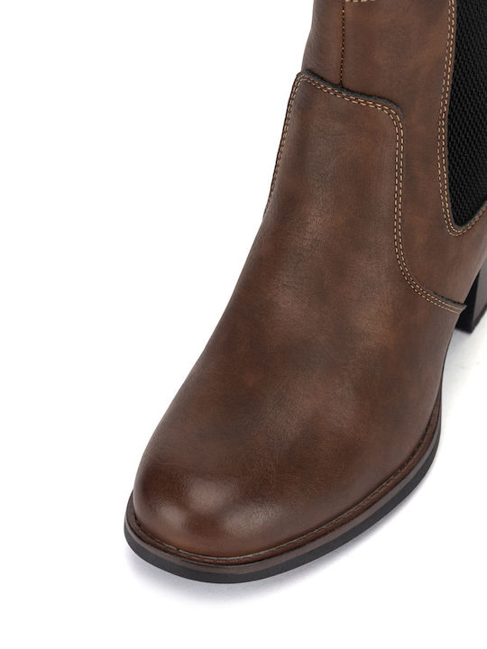 Stiefeletten Damen Braun