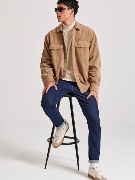 Ανδρικό Παντελόνι Τζιν Slim Tapered Fit Μπλε