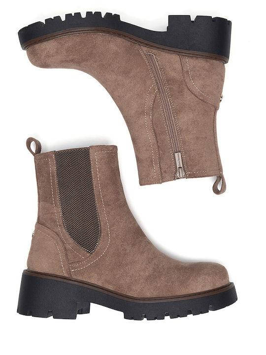 Women's Chelsea Boots Beige