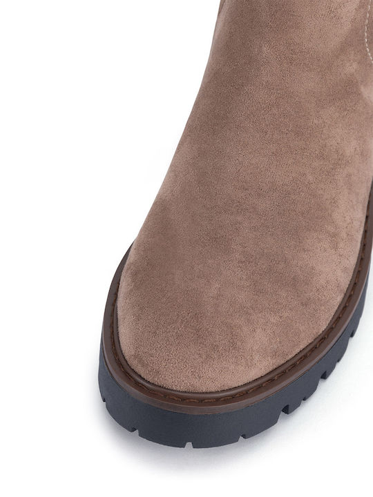 Women's Chelsea Boots Beige