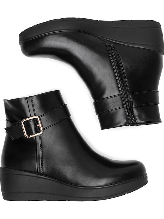 Stiefeletten Damen Schwarz