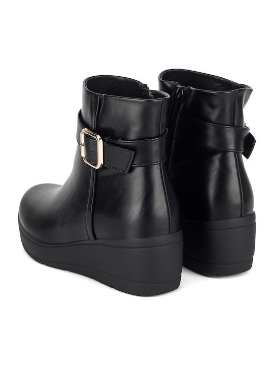 Stiefeletten Damen Schwarz