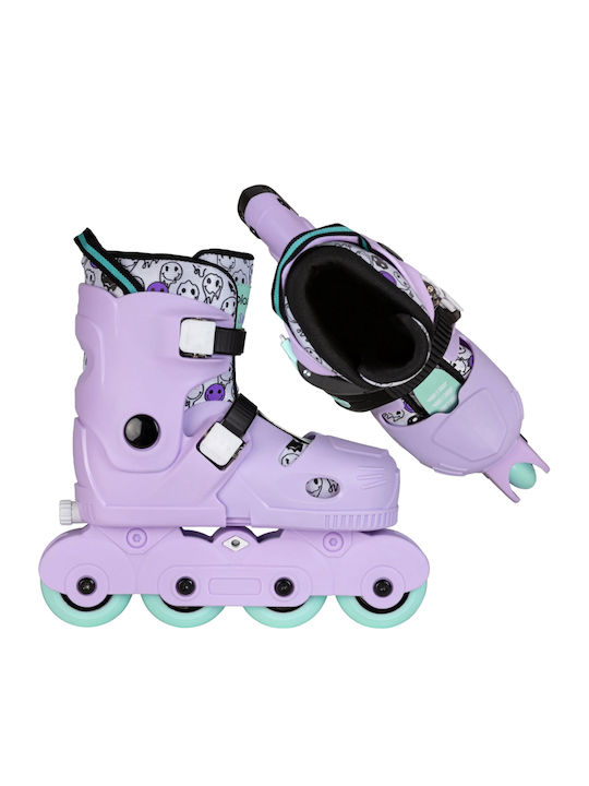 Powerslide Smile Inline Αυξομειούμενα Rollers Μωβ Παιδικά
