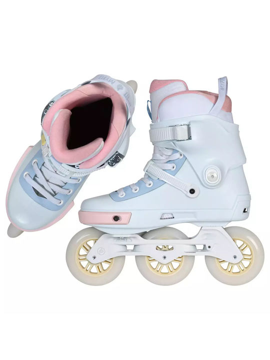 Powerslide Next Inline Αυξομειούμενα Rollers Ροζ Παιδικά