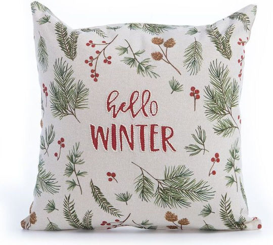 Nef-Nef Homeware Weihnachtsdekoratives Kissen Rechteckig Mehrfarbig 30x45cm