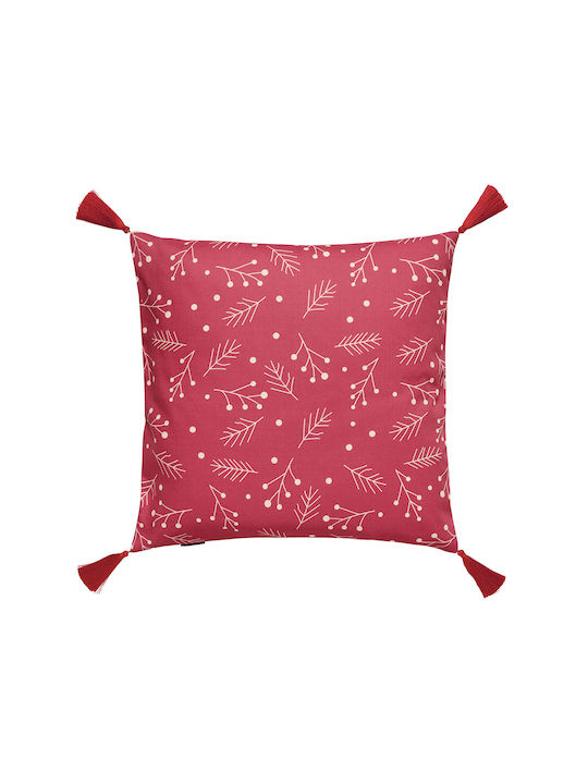 Kentia Christmas Decorative Pillowcase Red 50x50pcs 2pcs