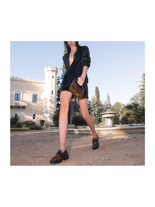 Women's Loafers in Brown Color