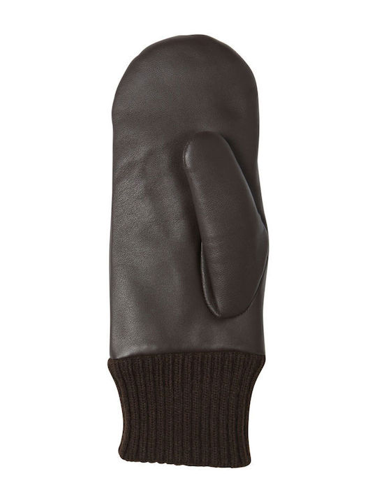 Schwarz Leder Handschuhe