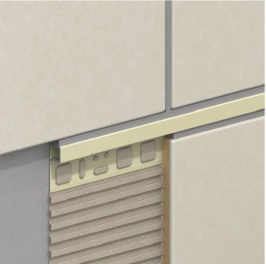 Alfer Aluminium Profile Aluminum for Tiles 100x1.95x0.8cm