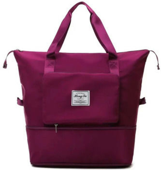 Reisetasche Grün Stoff L42cm