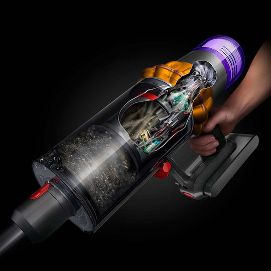 Dyson V15 Detect Absolute Επαναφορτιζόμενη Σκούπα 2 σε 1 Stick & Χειρός 25.2V Χρυσή