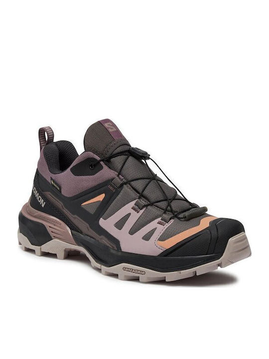 Salomon X Ultra 360 GTX Women's Waterproof Hiking Shoes With Gore-Tex Membrane Purple