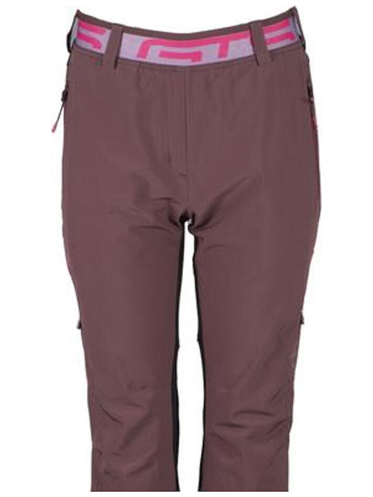 GTS Moda Italia Women's Hiking Long Trousers Purple