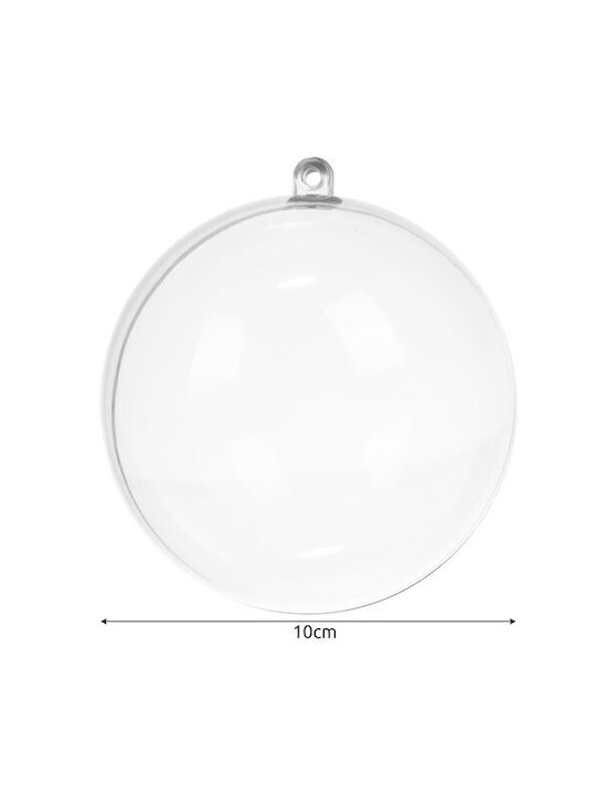 Hanging Ball Ornament Ornament Plastic Transparent Set 5pcs