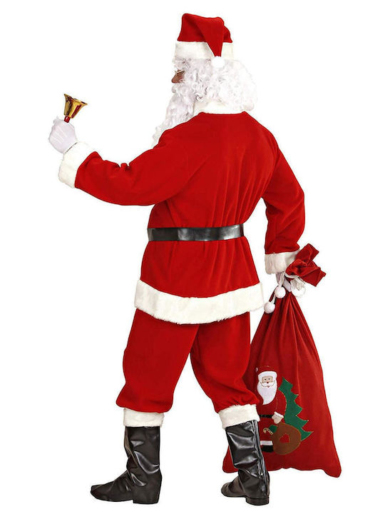 Costum de Crăciun Moș Crăciun Super Deluxe Santa Claus Roșu