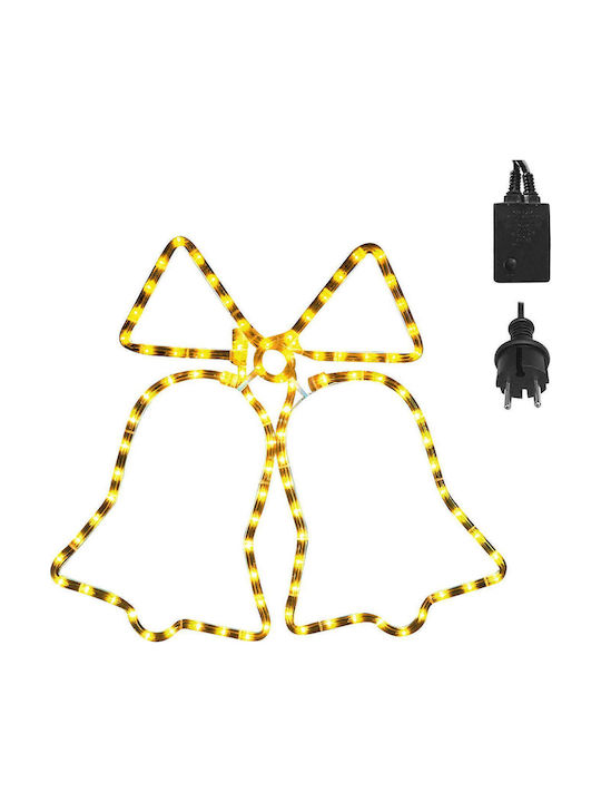 Christmas Rope Light in Shape Bell Bell 60x49cm