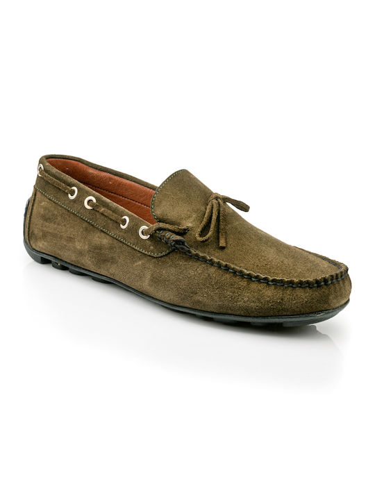 Boxer Men's Leather Loafers Green