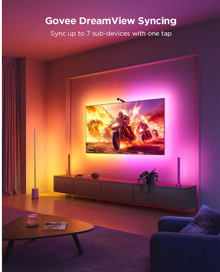 Govee Smart LED Strip Backlight 3 Lite Wi-Fi TV 24V RGB Light 2.4m with Power Supply