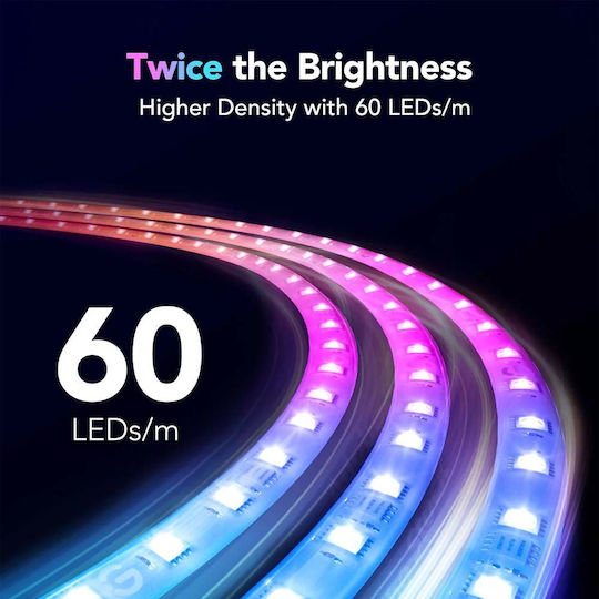Govee Smart Ταινία LED Wi-Fi 24V RGB Φως 1m