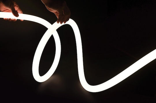 VK Lighting Αδιάβροχη Ταινία LED 24V Θερμό Λευκό Φως 10m Neon Flex