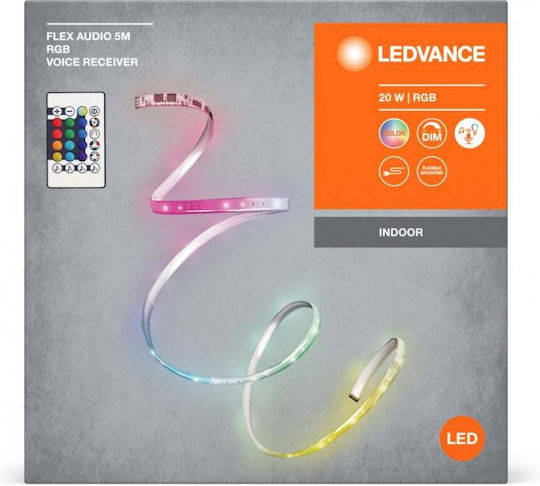 Ledvance LED Strip 220V RGB Light 5m with Power Supply & Remote Control