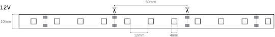 VK Lighting Wasserdicht LED-Streifen 12V