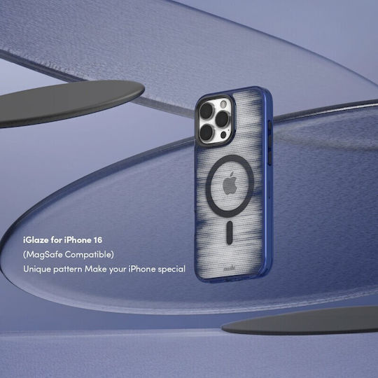 Moshi Wallet Σιλικόνης Μπλε (iPhone 16 Pro Max)