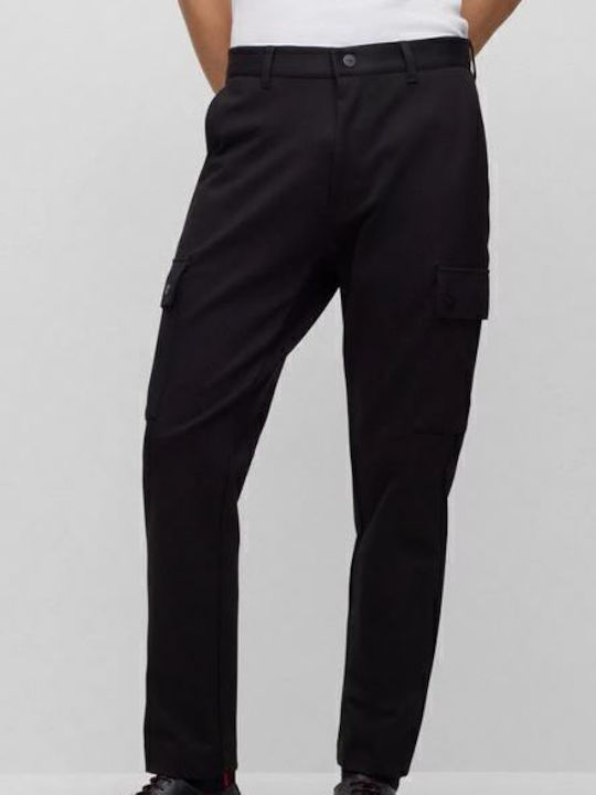 Hugo Boss Pantaloni Elastic Negru