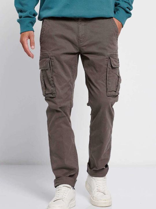 Trousers Cargo Elastic in Regular Fit Old Grey