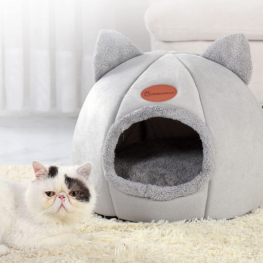 Bett Katze Gray
