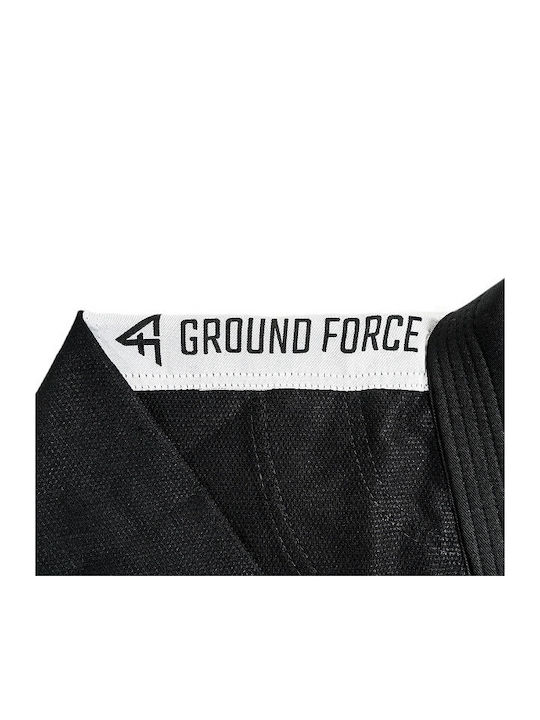 Ground Force Παιδική Ζακέτα Brazilian Jiu Jitsu Μαύρη