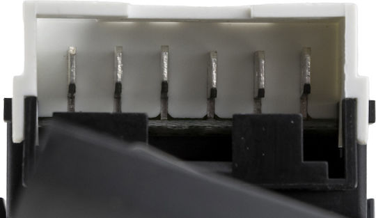 NTY Fensterheberschalter Auto für Fiat Palio / Straße Schwarz