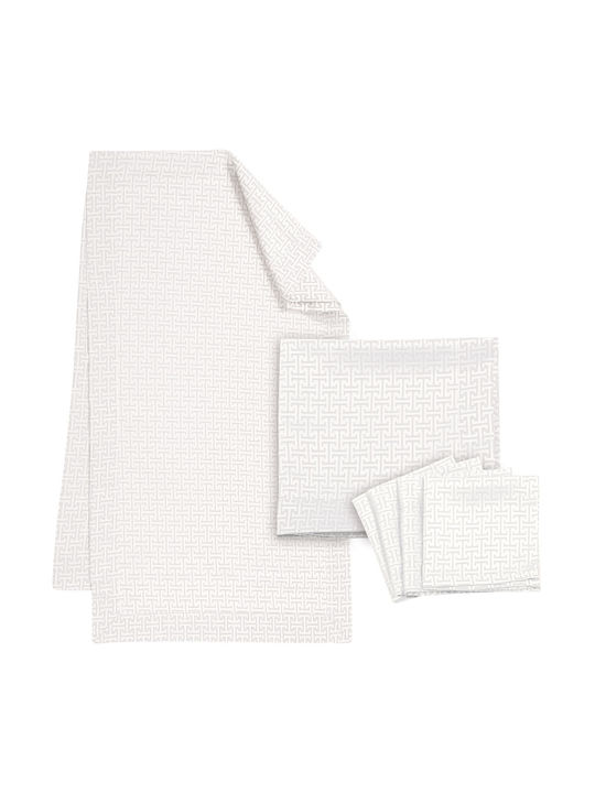 Greenwich Polo Club Πετσέτα Φαγητού Σετ 4τμχ 3006 White 40x40εκ.