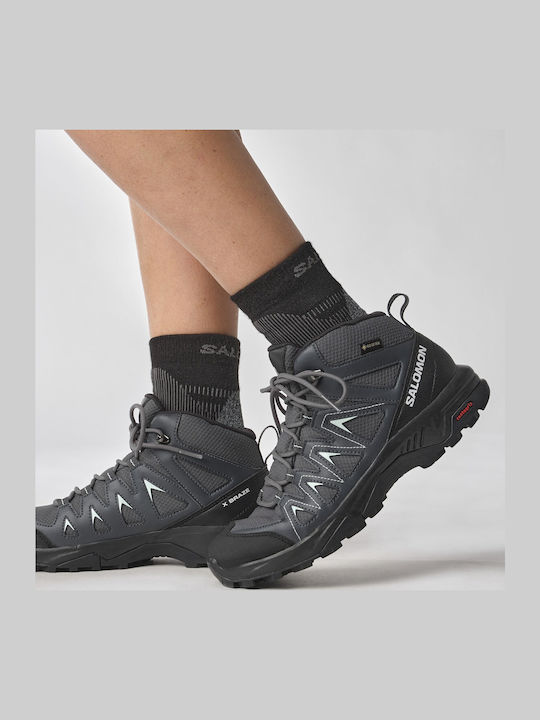 Salomon X Braze Mid GTX Γυναικεία Ορειβατικά Gore-Tex Salomon X Braze Mid GTX Γυναικεία Ορειβατικά Gore-Tex