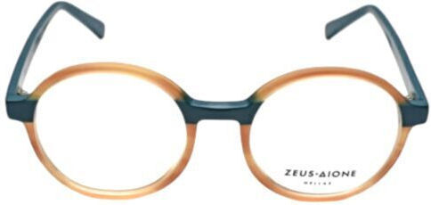 Zeus & Dione Plastic Eyeglass Frame Beige Epicurus-C5-49